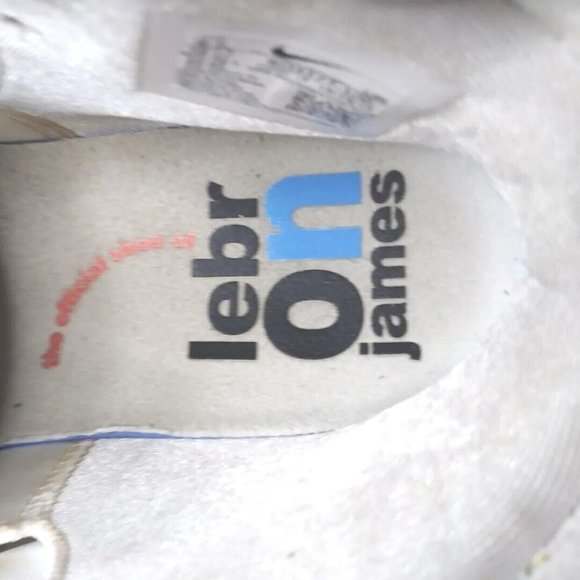 Nike LeBron 17 Air Command Force Shoes Mens Size 8.5 Sneakers White Multicolor - Picture 11 of 12